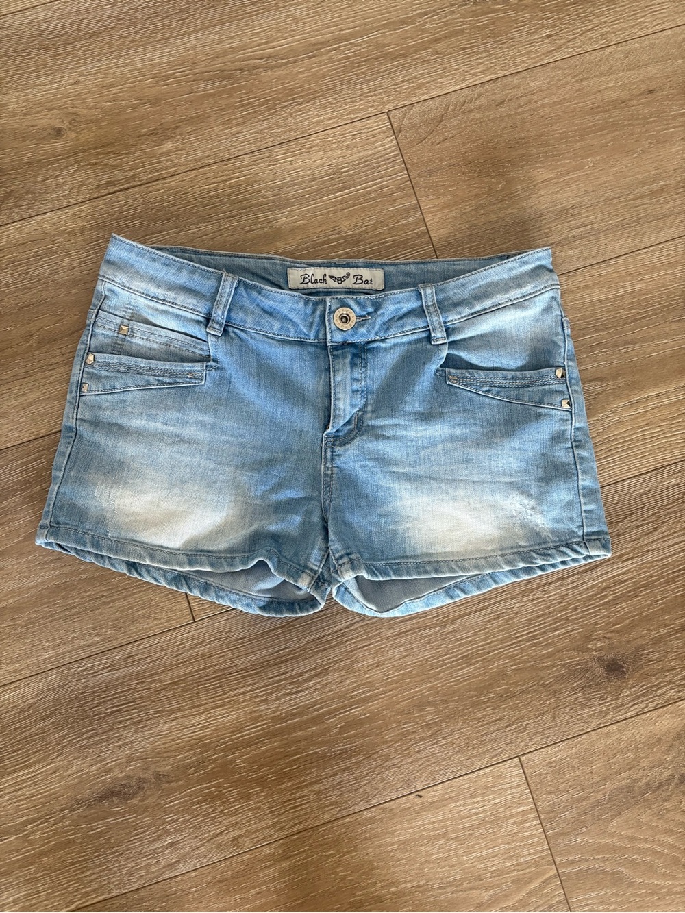 Blue Denim Women's Shorts by